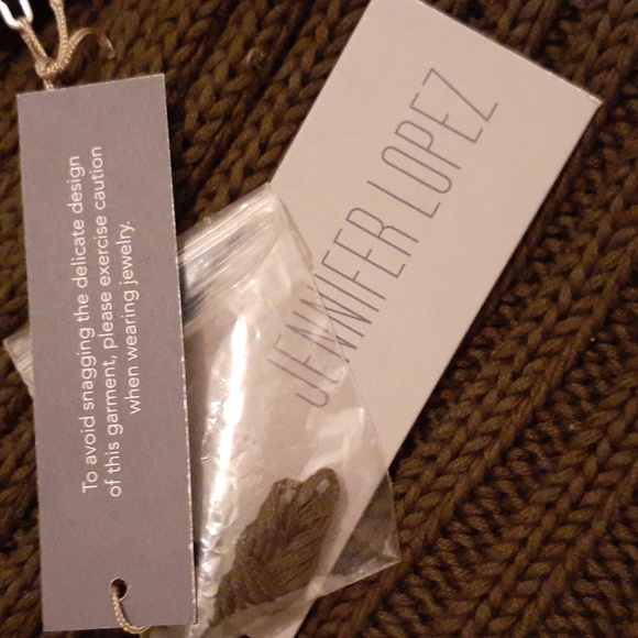 Jennifer Lopez green sweater dress/tunic size Large - Picture 10 of 10